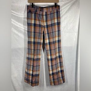 Braten Vintage Plaid Wide Leg Pants Sz L